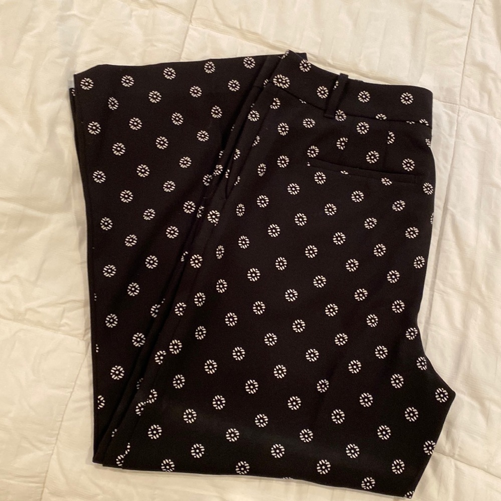 Ann Taylor wide leg crop pants